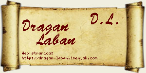 Dragan Laban vizit kartica